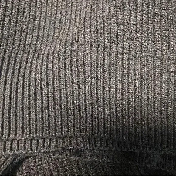 Eddie Bauer Vintage Men XL Navy Blue Ribbed Knit 100% Cotton Sweater Made in USA - Picture 3 of 5